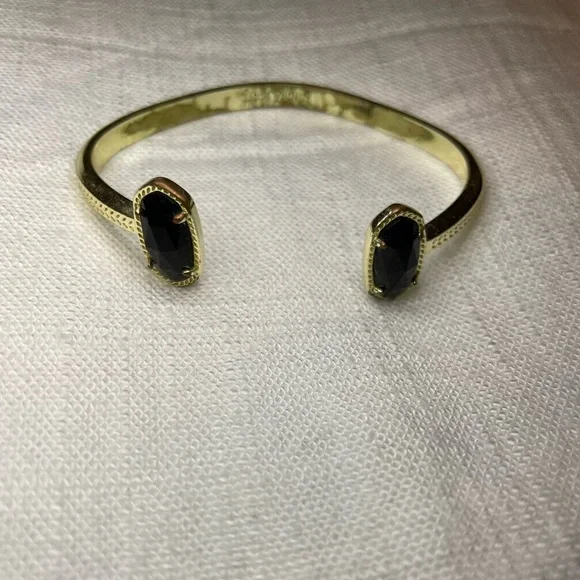 Kendra Scott Jewelry Kendra Scott Cuff Bracelet Gold And Black